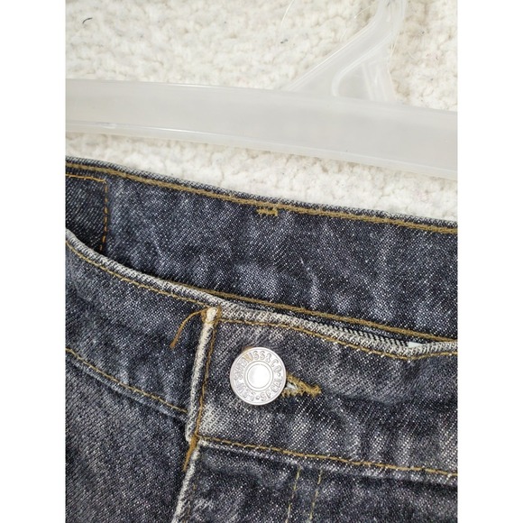 Vtg 90s Levis 550 Black Jeans Men 40x34 Orange Tab Relaxed Tapered USA (38x33.5) - Picture 10 of 12